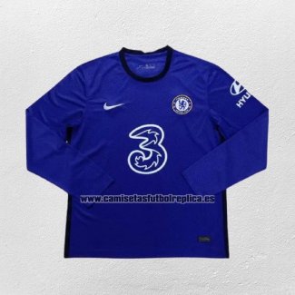 Camiseta Chelsea Primera Manga Larga 2020-21