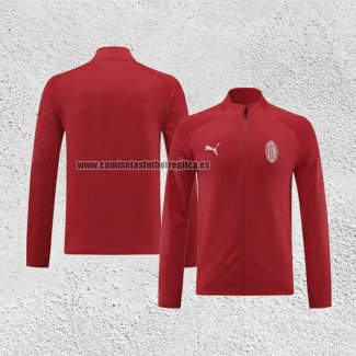 Chaqueta del AC Milan 2023-24 Rojo Oscuro